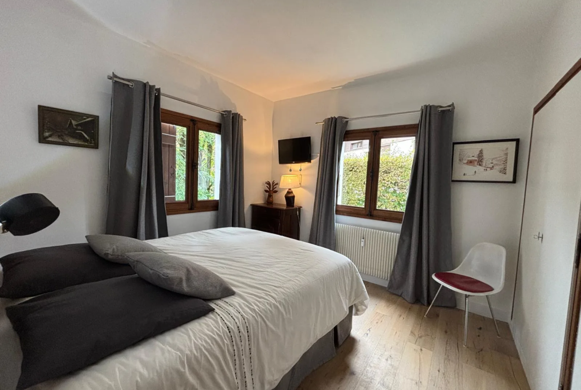 Seconde chambre double — Appt Sancta Maria, location saisonnière à Megève
