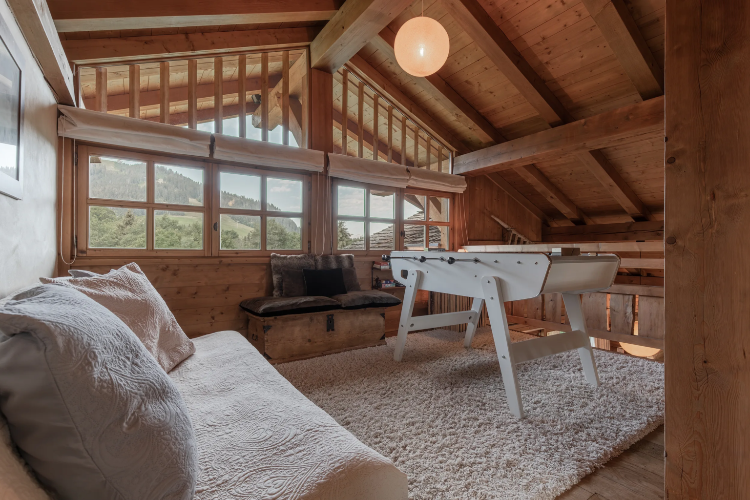 Salle de jeux — Chalet Mandarine, location saisonnière à Megève