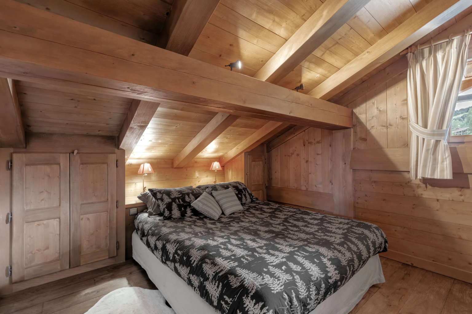 Chambre 4 — Chalet Mandarine, location saisonnière à Megève