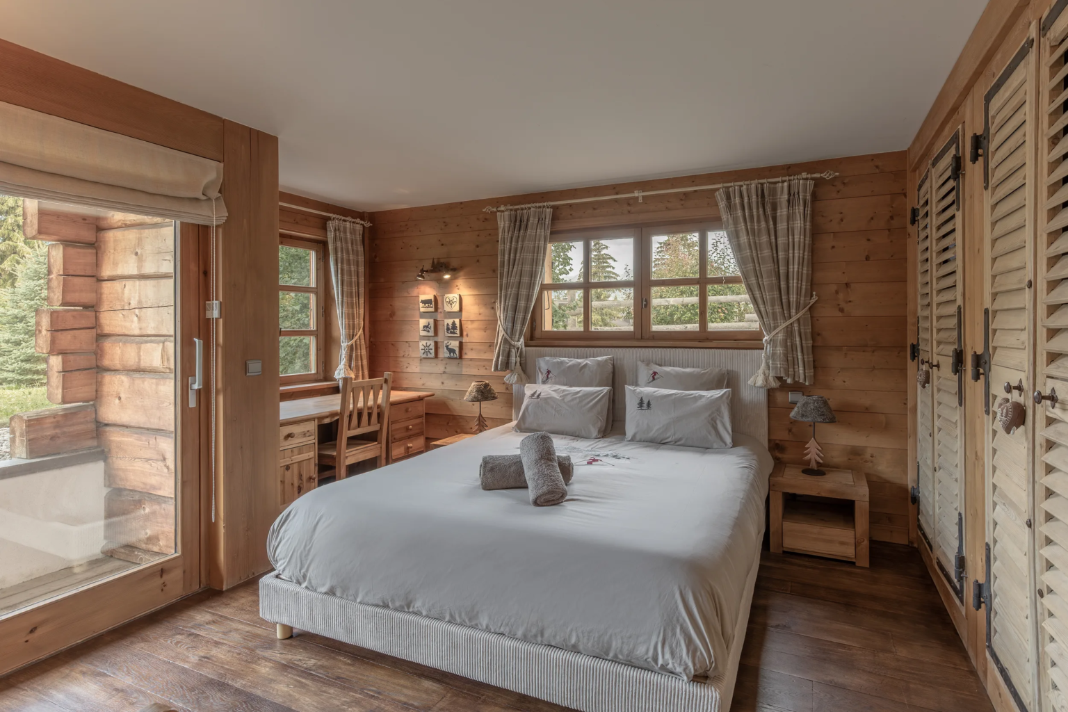 Chambre 5 — Chalet Mandarine, location saisonnière à Megève